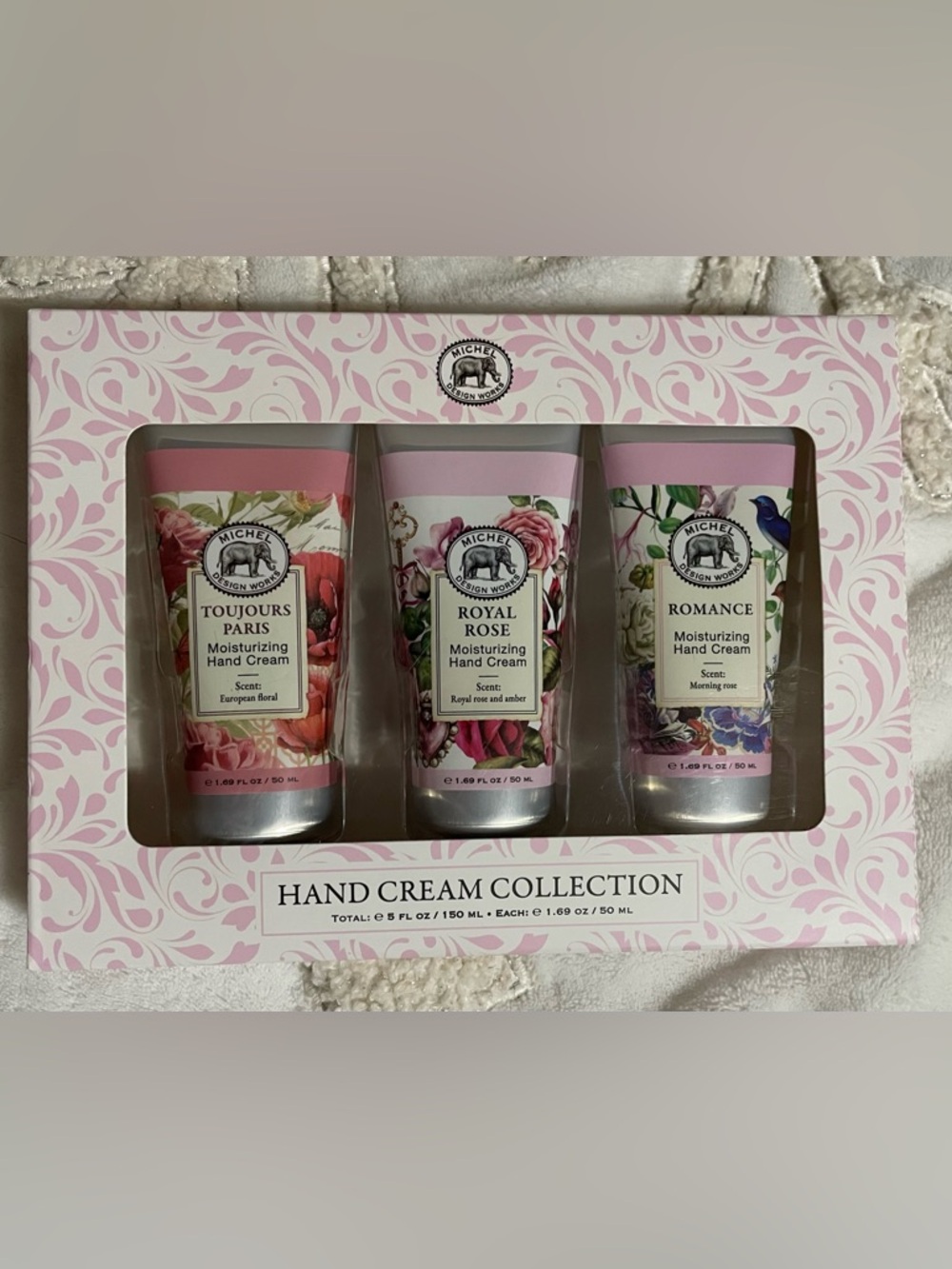 Michel Design Works Royal Rose Hand Cream - Pink (Travel Trio)